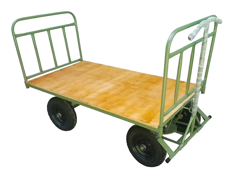 Carro Plataforma com Assoalho de Madeira